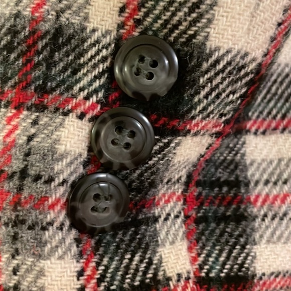 Plaid Oversized Wool Blazer - Picture 7 of 10